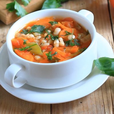 рецепт греческого фасолевого супа