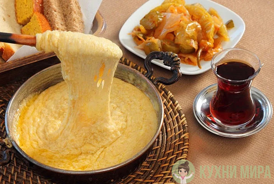 Турецкий рецепт Мухламы (мамалыга или полента на турецкий лад)