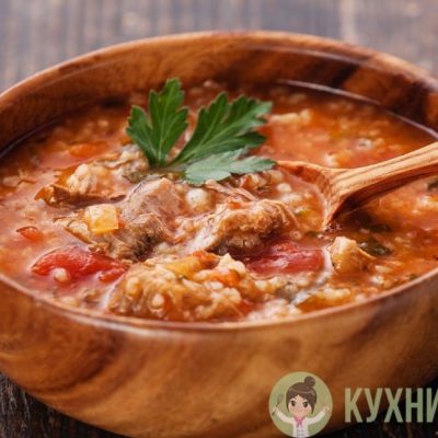 чорба, мясной суп, болгарский суп из мяса