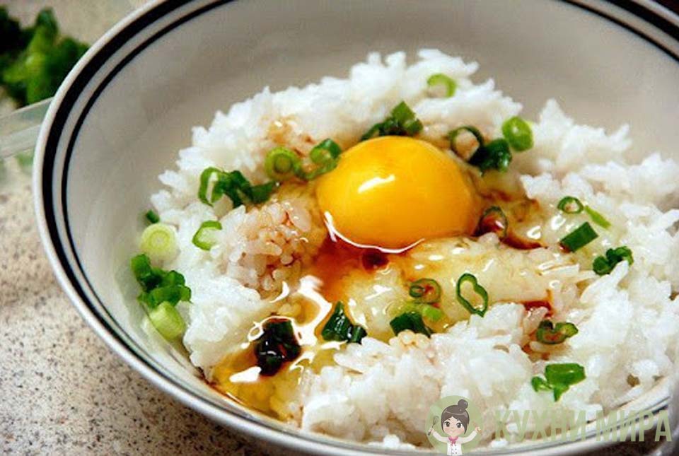 Тамаго какэ гохан – рис с сырым яйцом