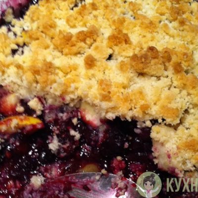 миндально сливочный крамбл, сливочный крамб, выпеска со сливами, выпечка из слив