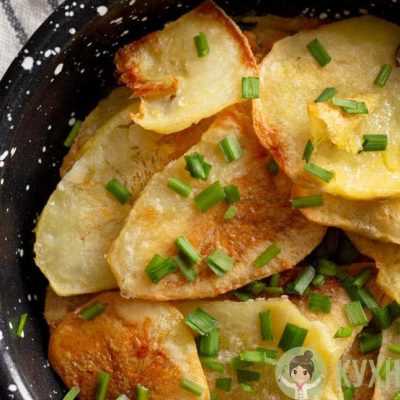 Bratkartoffeln рецепт, жареный картофель, немецкая кухня, гарнир из картофеля, как приготовить картофель, хрустящий картофель