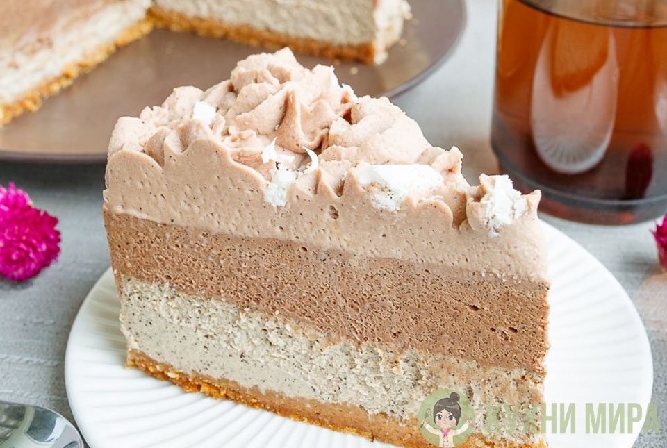 Чизкейк “Три кофе” — рецепт не для ленивых, но результат божественный